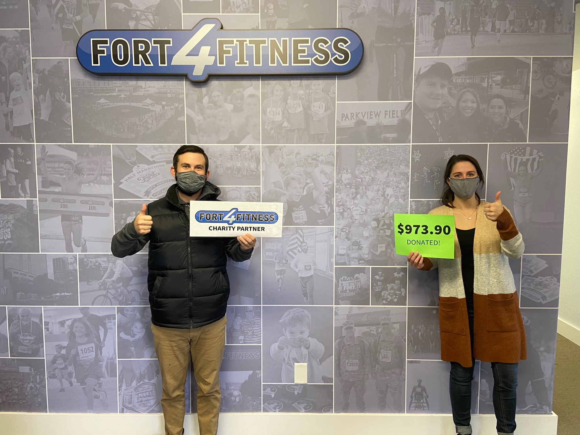 Fort4Fitness Donates to FWT with Charity Partner Program Fort Wayne